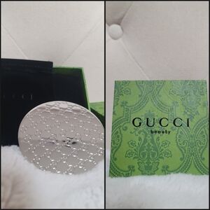 NWT Gucci Silver Compact Mirror